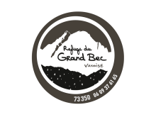 logotype du refuge du Grand Bec, différente version