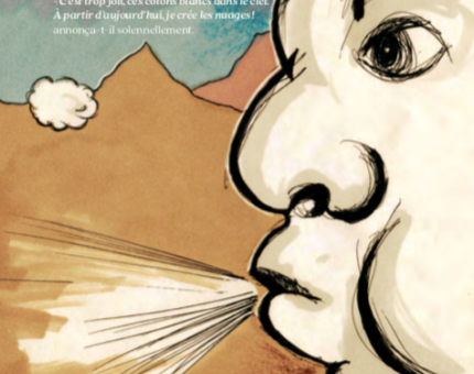illustration Julie Loomis des Contes de la Montagne - Eolus