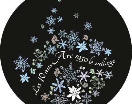 gobo design par Jugraphics - commande Arc 1950 - les 10 ans du village