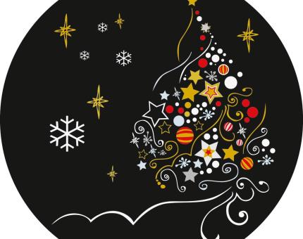 gobo design par Jugraphics - commande Arc 1950 - c'est Noël