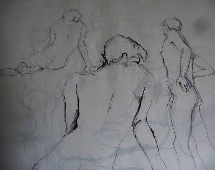 illustration et croquis de nu 02